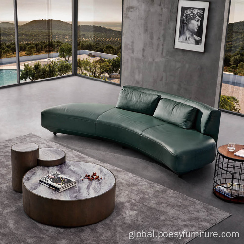 Living Room Sofas Set2022 Italian Curved Design Home Furniture Living Room Sofas Supplier